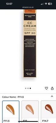 REVOLUTION PRO CC CREME PERFEKTIONIERENDE GRUNDIERUNG LSF 30 - FARBTON F11,5 Medium