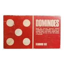 Dominoes  Vintage Purmawear Standard  Size Puremco NO. 30 Beveled  Edges  Ivory