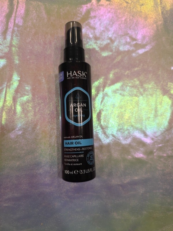Hask Argan Oil Hair Oil Repairing Treatment 3.3 Fl Oz