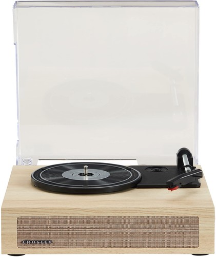 CR6042A-NA Scout 3-Speed Bluetooth Turntable with Built-in Speakers, Natural