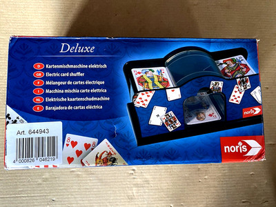 NORIS Spiel Deluxe Karten-Mischmaschine