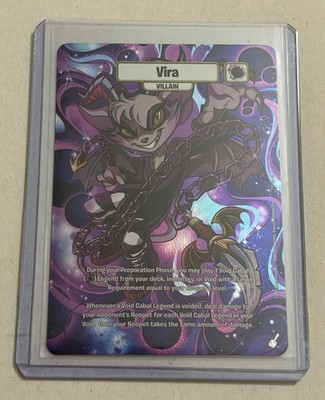 Neopets Battledome TCG The Void Within Vira VILLAIN Secret Rare