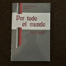 Abeka Spanish 1 Por Todo El Mundo Teacher Tes...