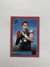 2018 Donruss Sam Darnold RC Rated Rookie Card Red Press Proof SP. rookie card picture