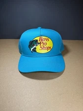 Unisex Bass Pro Shop Turquoise Teal Blue Adjustable Snap Back Mesh Trucker Hat
