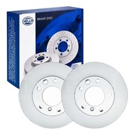 2X Hella Bremsscheiben 315Mm Vorne Passend FüR Mercedes G-KLASSE Puch G-M