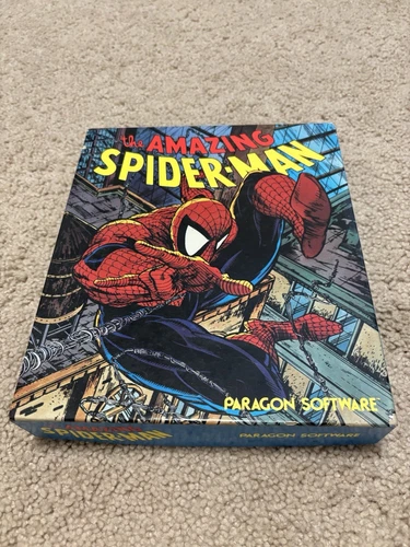 The Amazing Spider-Man Commodore 64 C64 Box Game Vintage Rare