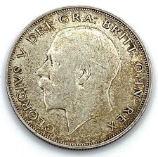 1922 United Kingdom George V Half Crown  Silver 0.500 Coin