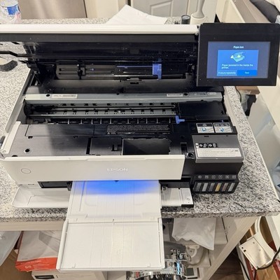 Epson EcoTank ET-8550 DTF Converted Printer   AS-IS / Parts or Repair - Orig Box