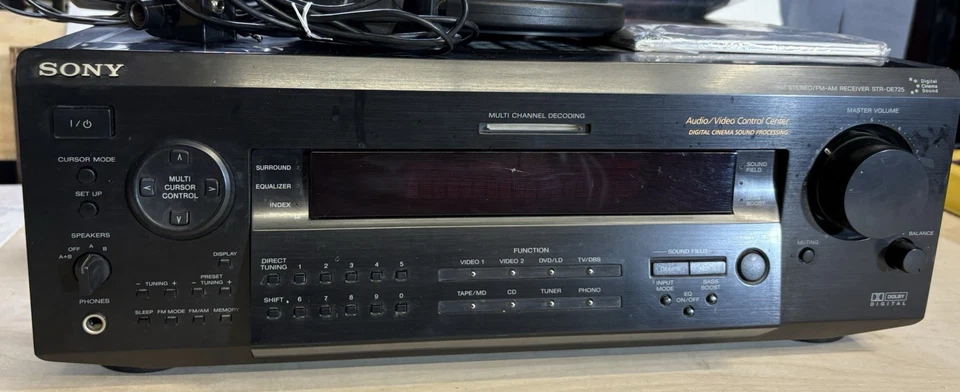 Sony STR-DE725 Audio Video Control Center FM Stereo AM Receiver & MORE - Image 3 of 4