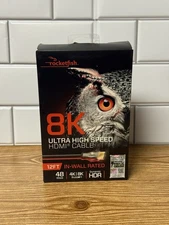 Rocketfish RF-HG12N19 12' 8K Ultra High Speed HDMI 2.1 Certified Cable new