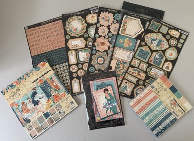 Graphic 45  Cafe Parisian Collection  Bundle Of 8
