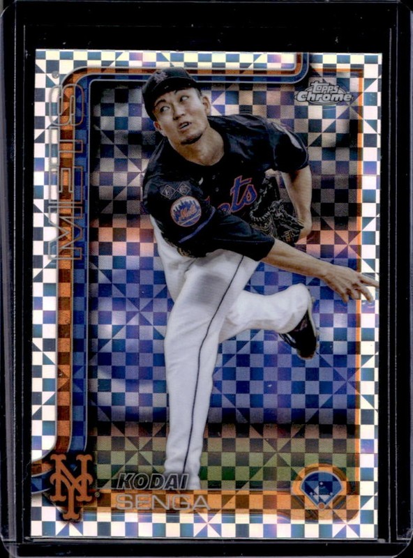 2025 Topps Chrome Kodai Senga X-Fractor #246 Mets