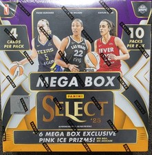 Panini 2025 Select WNBA Basketball Mega Box - 40 Sports Trading Cards