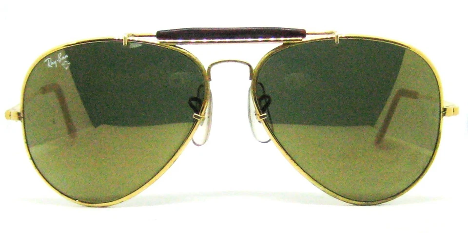 Gafas de sol Ray-Ban EE. UU. B&L Diamond Hard Aviator Outdoorsman 62 mm W1508 Survivor Foto 3 de 4