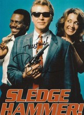 David Rasche Hand Signed 7x5 Inch Sledge Hammer! Photo