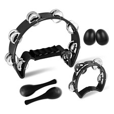 Musikalisches Schlaginstrumentenset, Handschlagzeug, Tamburin und Ei8785