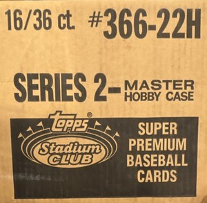 Topps 1992 Stadium Club Baseball Card Case Series 1 & 2 366-22H