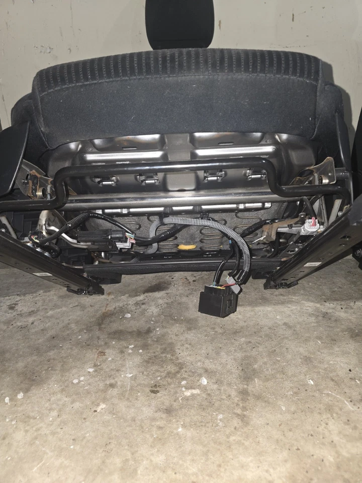 Juego de 6 asientos delanteros Mazda 2014-2016 conductor y pasajero OEM negro 14 15 16 Foto 4 de 4