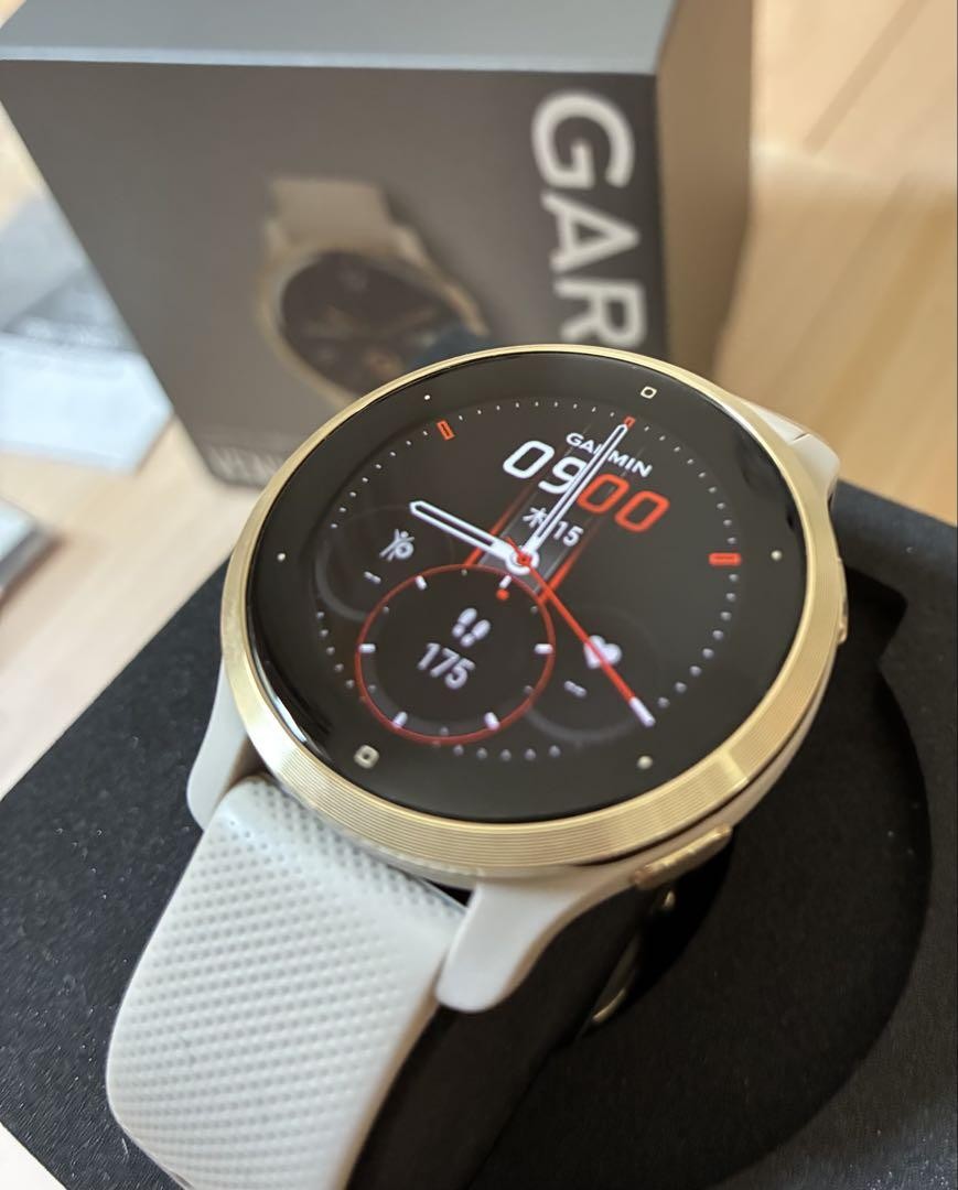 Garmin Venu 2S Smartwatch Light Sand Gold GPS Music Tracking Garmin Venu 2S Smartwatch Light Sand Gold GPS Music Tracking