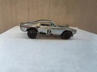 1969 Hot Wheels Redline Mustang Diecast Car Silver Black No 9
