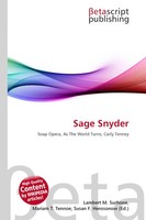 Lambert M. Surhone (U. A.) | Sage Snyder | Taschenbuch | Englisch (2026)