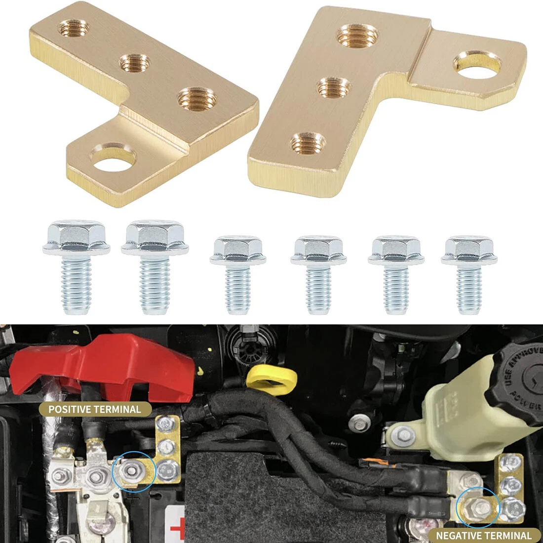 Jeep jk sale battery terminal clamp
