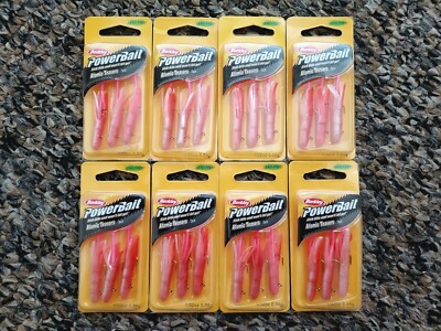 (8-Packs) Berkley Powerbait Atomic Teasers 1/32oz Tube Jig Fishing Lures Lot Pnk