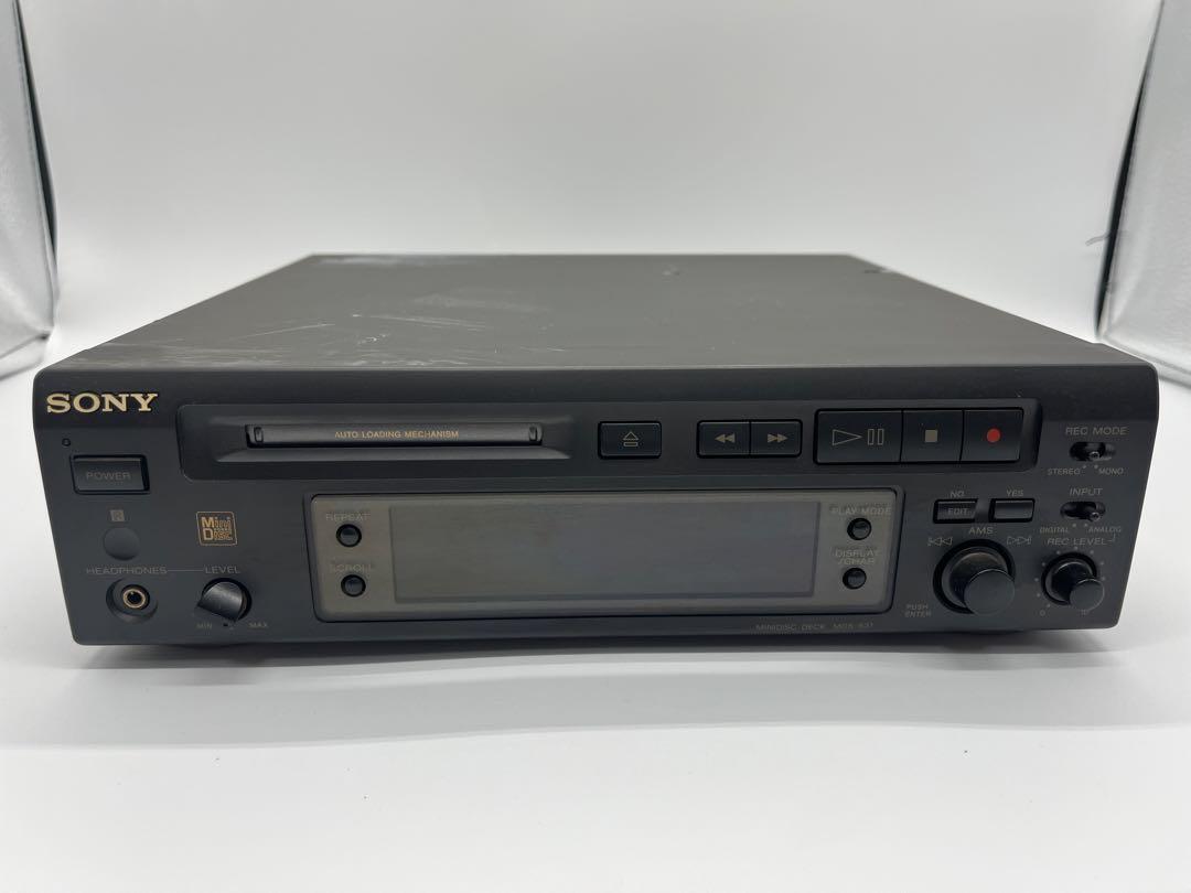 Sony MDS-S37 Minidisc Deck Player Recorder - High-Quality Audio 