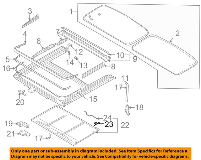 VOLVO OEM 0109 S60 SunroofSunshade Guide 9483170 eBay