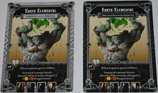 Massive Darkness Earth  Elemental Replacement cards Lesser and Greater