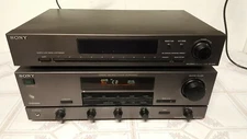 Sony Integrated Surround Stereo Amplifier TA-AV421 & FM Stereo Tuner ST-JX421