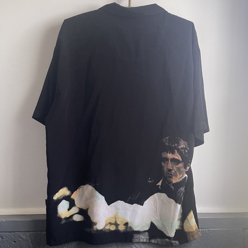 Vintage SCHALFACE Größe XL/2XL ""Blow"" seltene Variante Universal Knopf Shirt - Bild 6 von 9