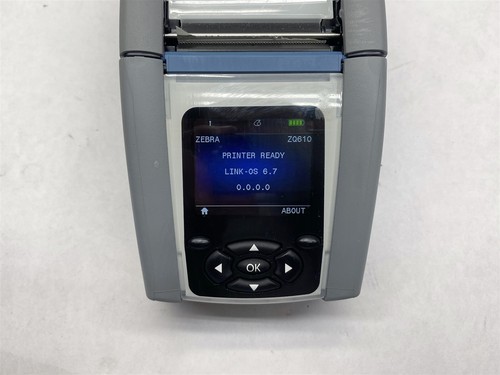 Zebra ZQ610 Barcode Label Thermal Printer Wifi ZQ61-HUWA000-00 w/ AC + Battery - Picture 3 of 10