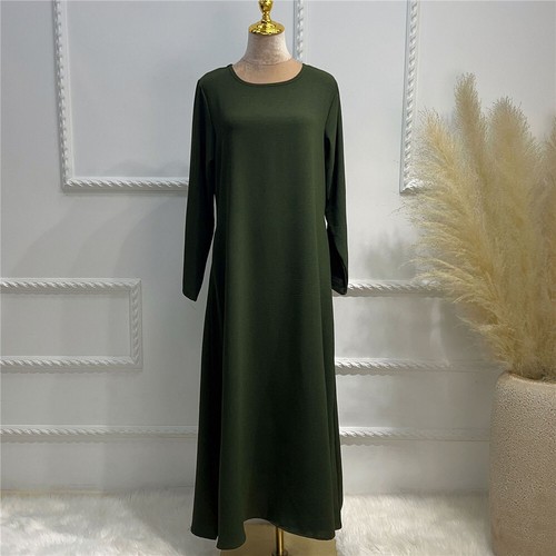 Ramadan Robe Abaya Women Long Dress Plain Kaftan Muslim Gown Dress Caftan Eid - Picture 39 of 54