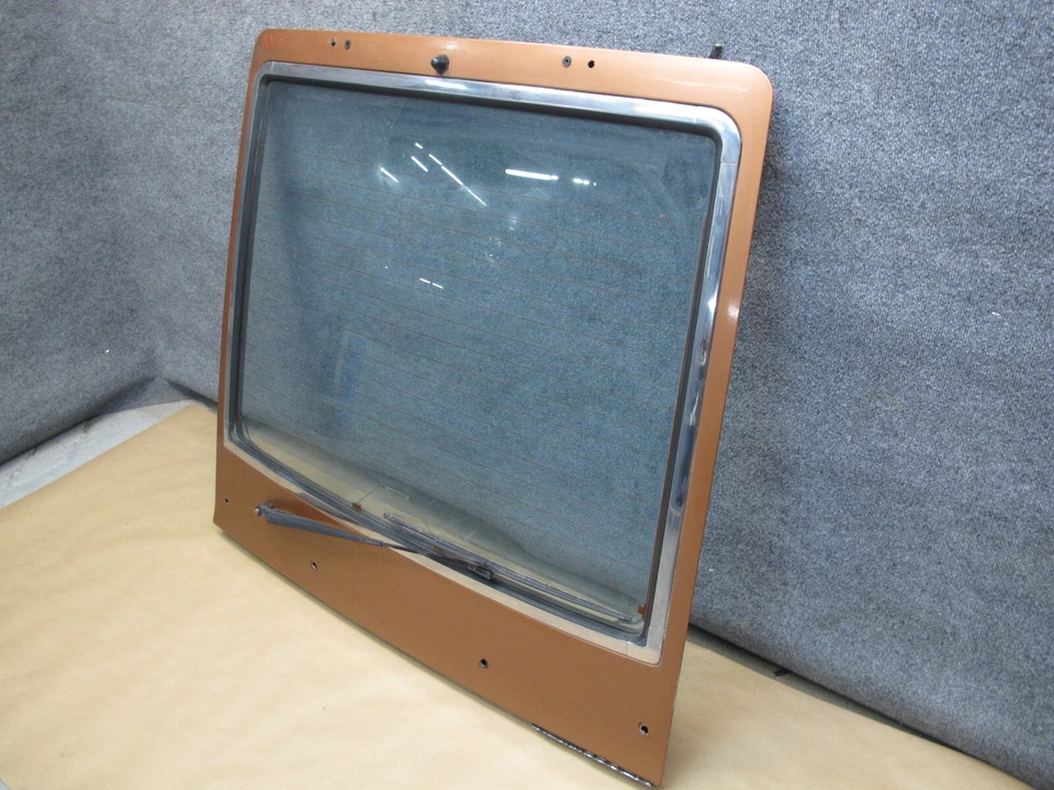 🥇79-82 DATSUN NISSAN 280ZX S130 2+2 REAR HATCH TRUNK LID W GLASS & WIPER OEM - Image 3 of 4