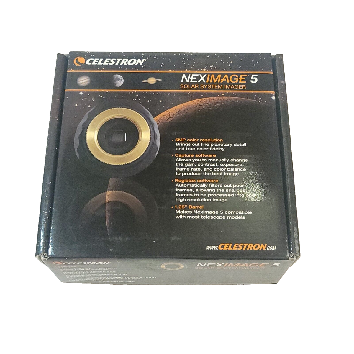 セレストロン celestron NexImage 5 Solar System Imager(5MP) #93711 NexImage 5 Solar System Imager (5MP) | Celestron