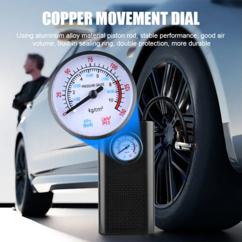 Handheld Air Pump Multifunctional Portable Bike Pump for Motorbike Auto Bicycle - Picture 8 of 13