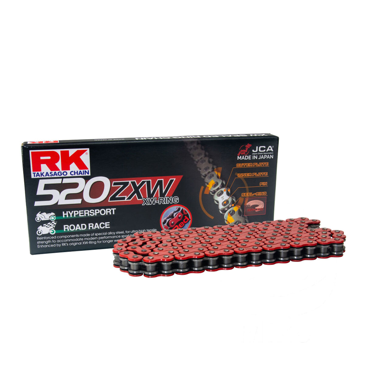 Chain Transmission RK XW RT520ZXW/114 For Triumph 675