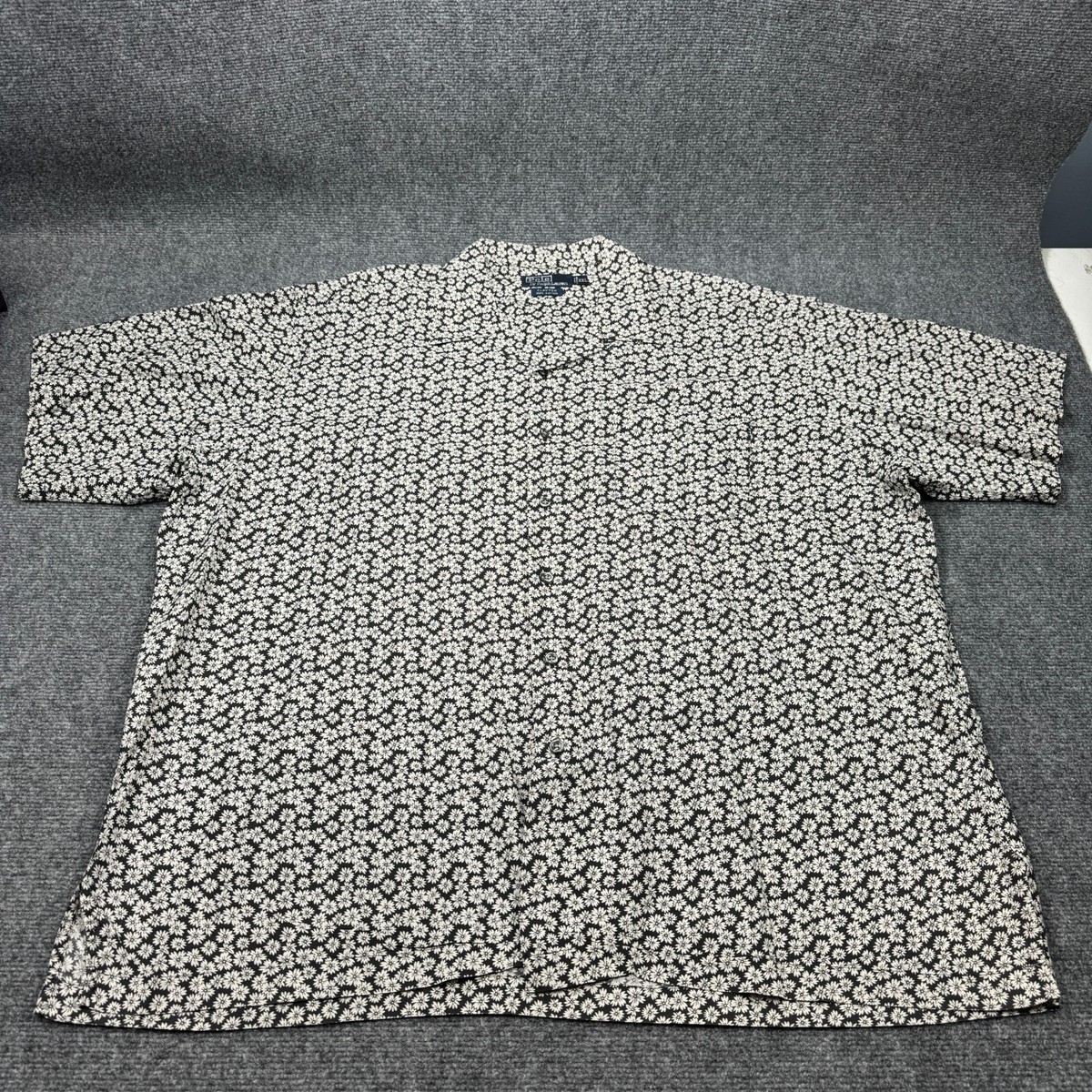 POLO RALPH LAUREN Clayton 花柄 size XXL 90s Polo Ralph Lauren CLAYTON Black Flower&Leaf XL Black