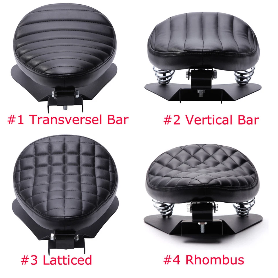 Motorcycle Solo Seat Spring Base Saddle For Honda Shadow Bobber Chopper Custom - Image 3 of 4