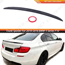 MP Style Gloss Black Rear Lip Trunk Spoiler Wing For BMW F10 535i 550i M5 11-16