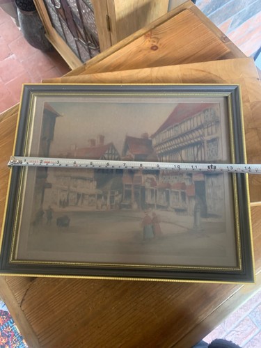 Louis Whirter (1873-1932) Original Signed Framed Etching Street Scene. 1922 - Picture 11 of 12