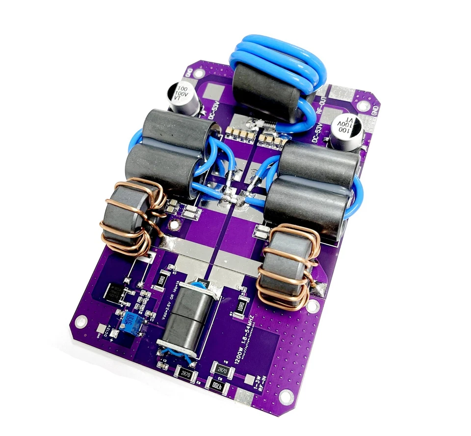 RF LDMOS 2KW HF/6m VERSTÄRKER PLATINE 160-6M ART2K0FE Transistoren konfigurieren Neu - Bild 4 von 4