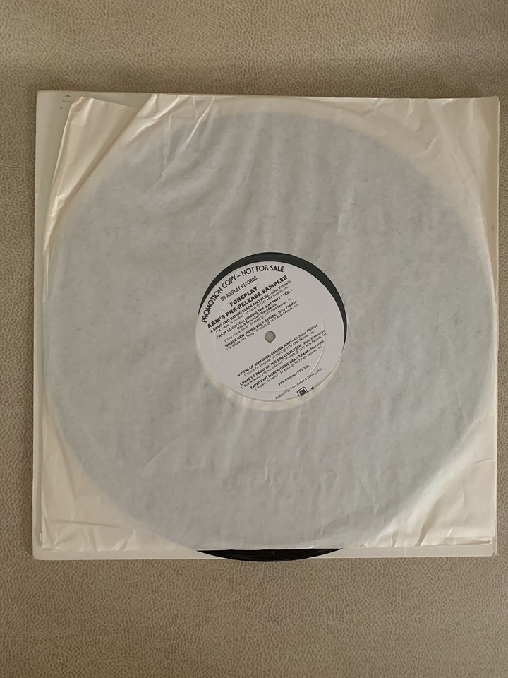 Vintage Foreplay White Label Pre Release Sample LP October 1977 A&M ...