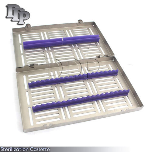 Dental 20 Instrumente Sterilisation Kassettenablage Racks Drehverschluss ST-002 - Bild 2 von 4