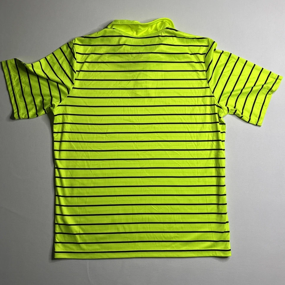 ZeroXposur Polo Shirt Boys’ XL 18/20 Neon Green UPF50+ Short Sleeve Rugby Youth - Image 4 of 4
