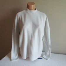 Apt 9 Polyester Blend Mock Neck Dolman Pullover Top Shirt Blouse Stone L NWT