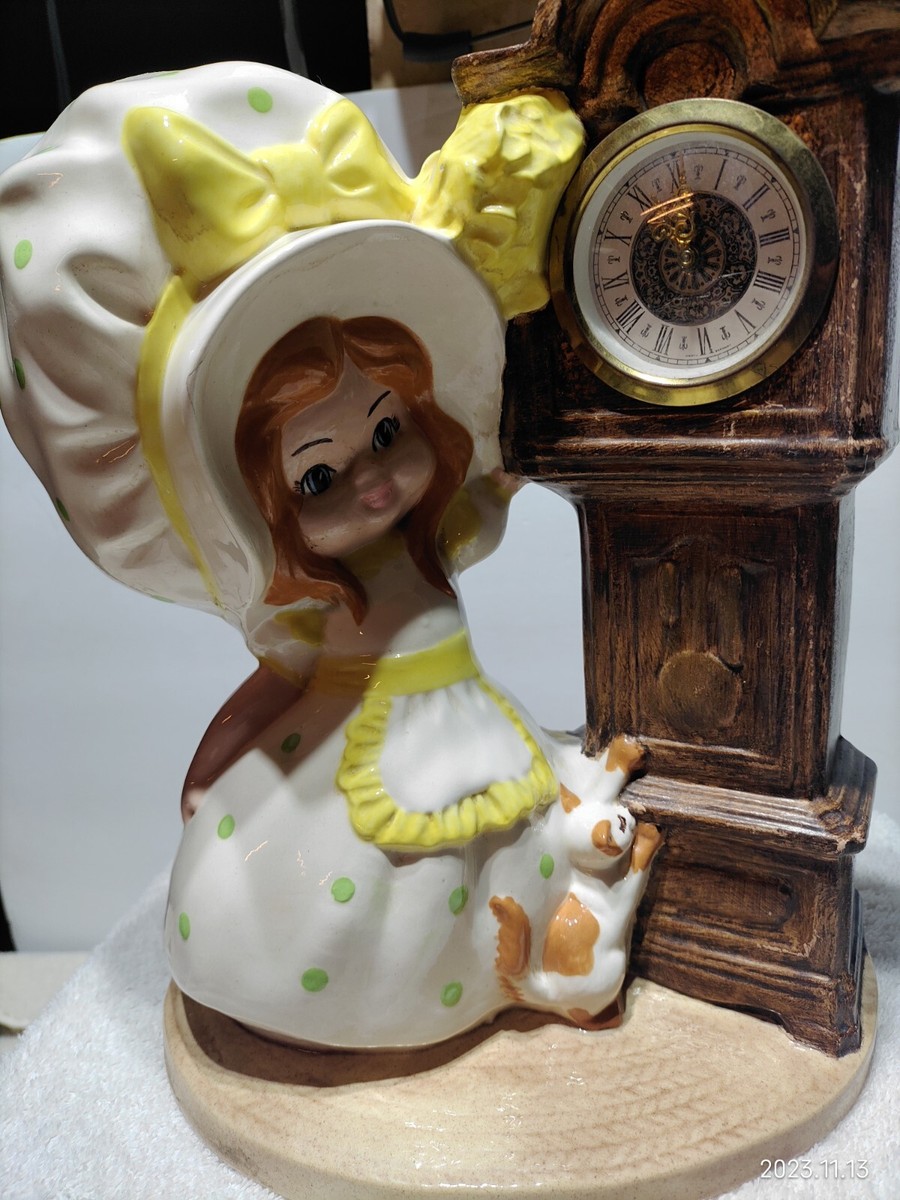 Vintage Holly Hobby Style Clock (Hand Painted) | eBay