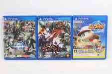 Lot 3 Phantasy Star Online 2 Soul Sacrifice Powerful Baseball PS Vita PSV Japan